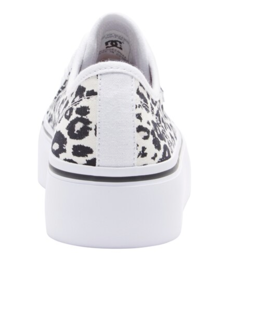 DC Manual Platform Cheetah Print Trainers