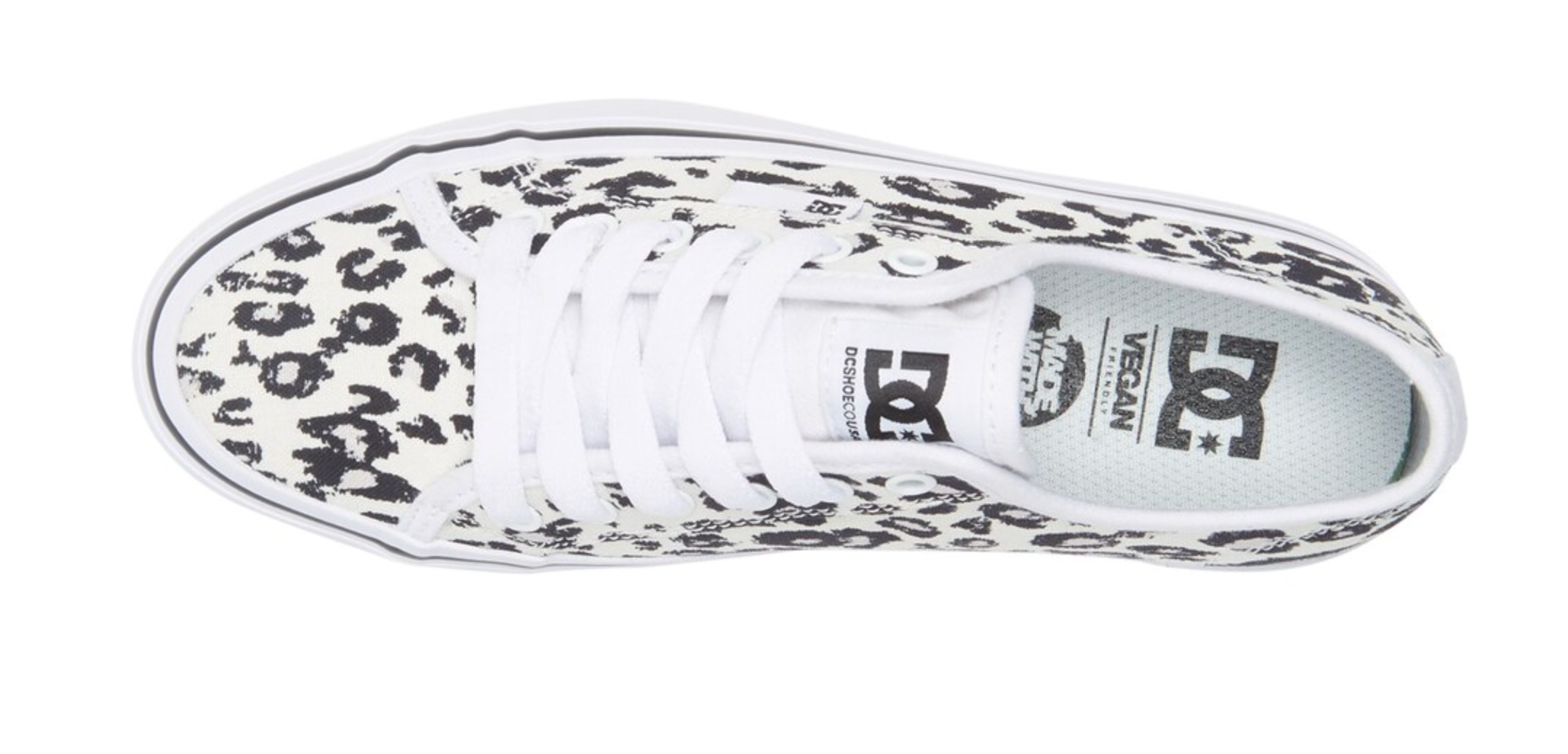 DC Manual Platform Cheetah Print Trainers