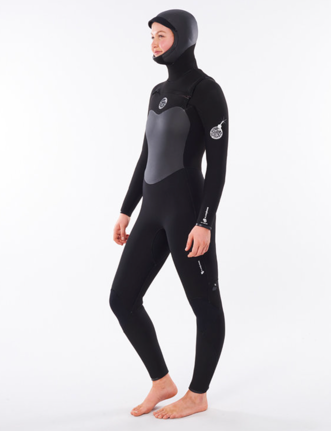 RIPCURL Womens .FlashBomb 64Gb Hood  - Black