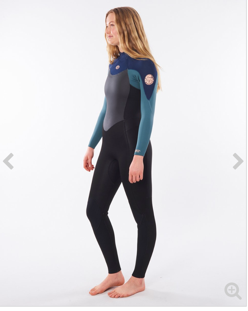 RIPCURL Womens Omega 3/2 Back Zip Wetsuit