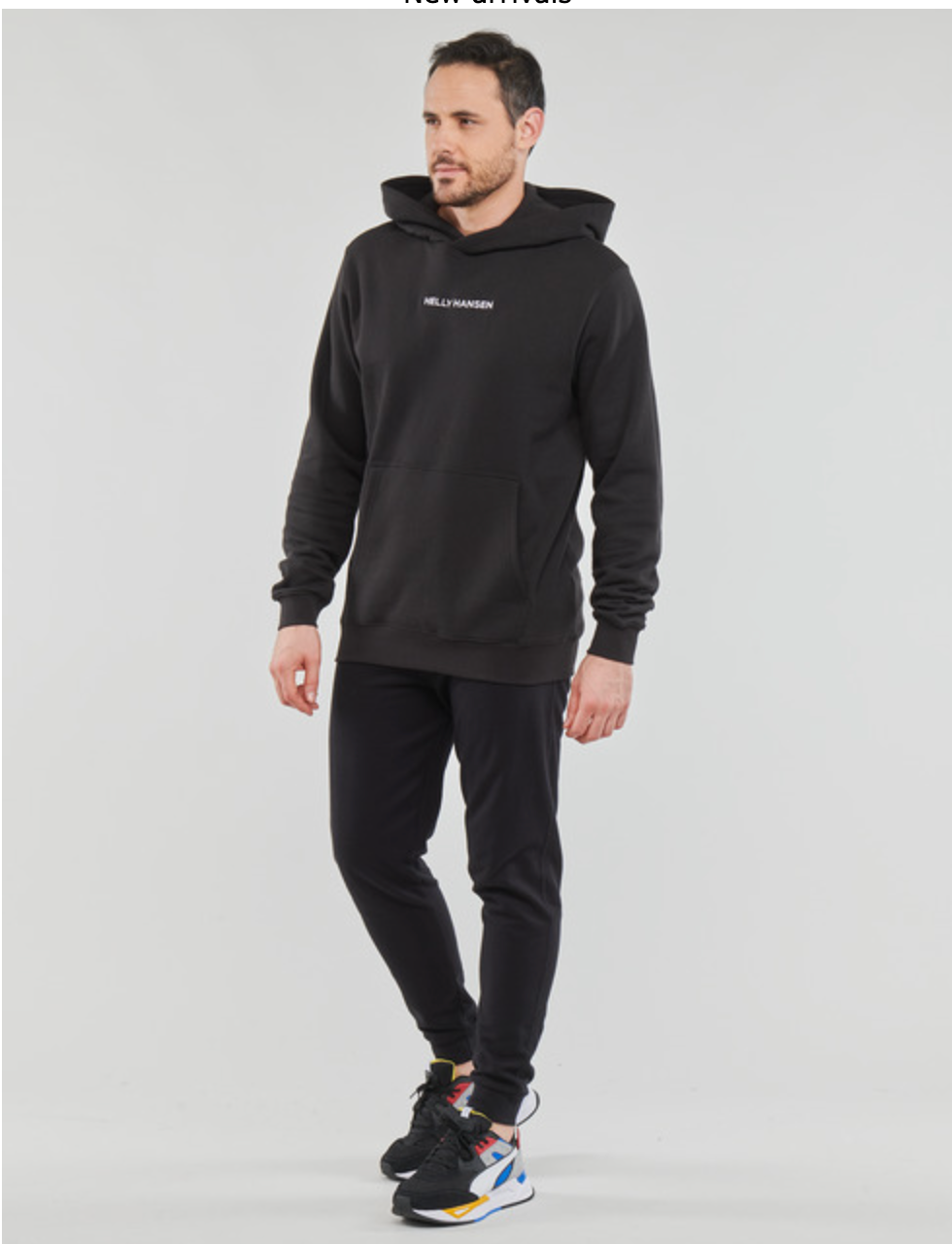 HELLY HANSEN CORE GRAPHIC SWEAT HOODIE Black