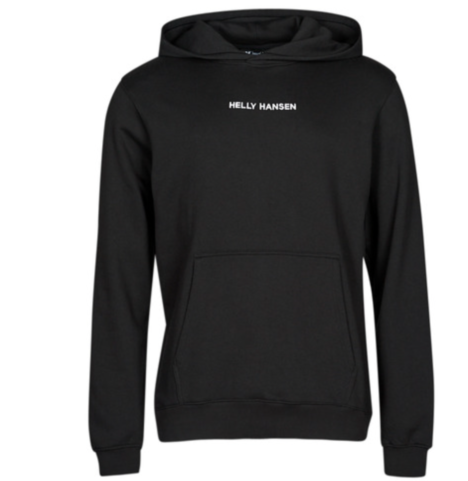 HELLY HANSEN CORE GRAPHIC SWEAT HOODIE Black