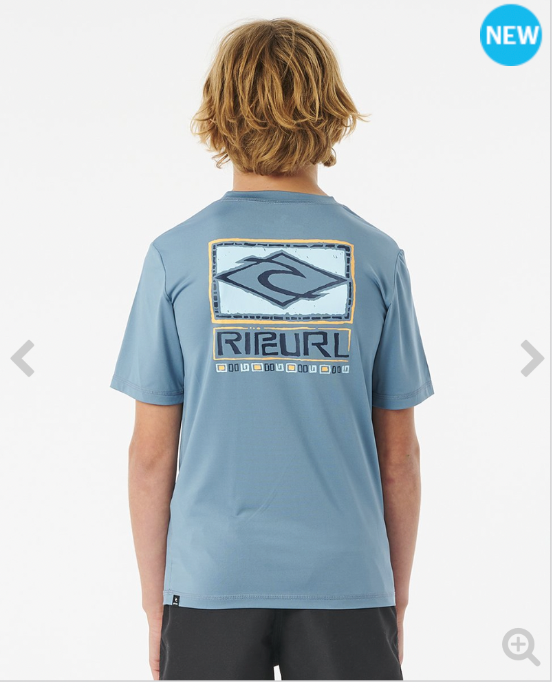 RIPCURL TUBE HEADS RASH VEST BOYS