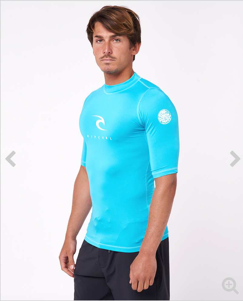 RipCurl Corps Short Sleeve UV Tee - Blue