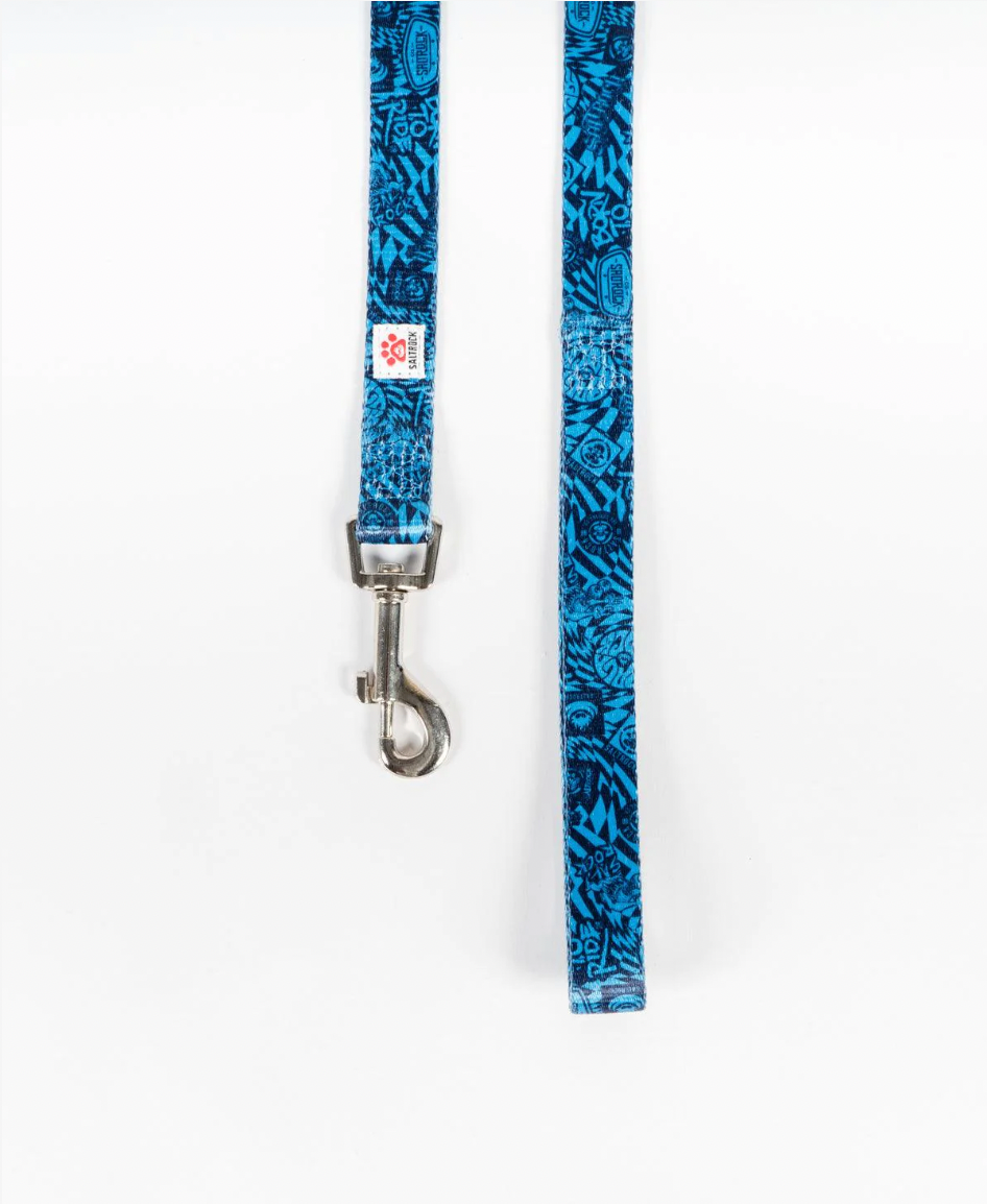 SALTROCK DOG LEAD-BLUE