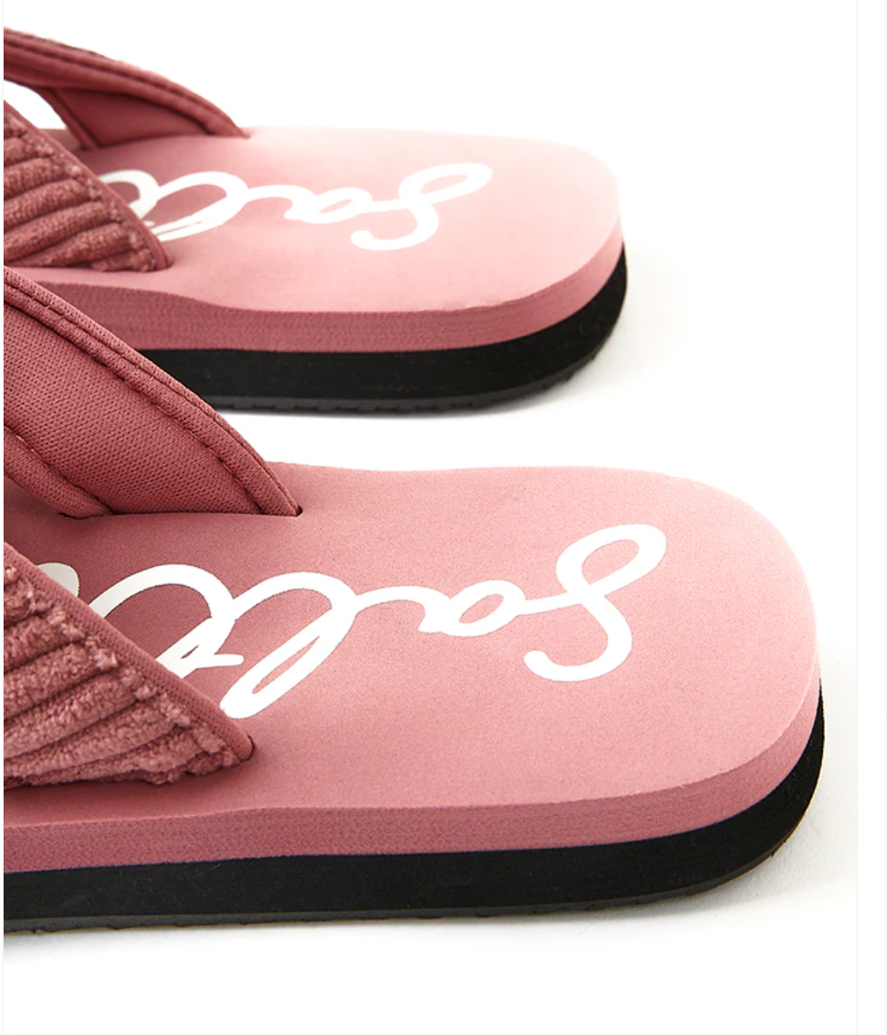 SALTROCK Laguna - Womens Cord Flip Flops - Mid Pink