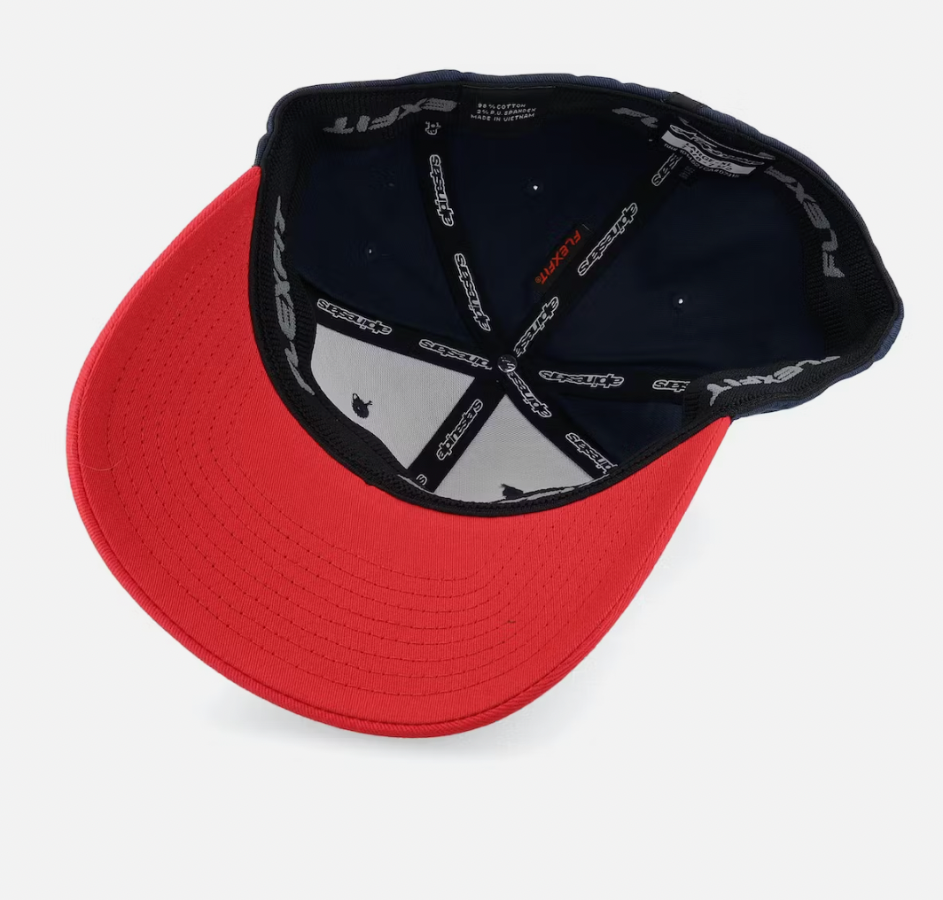 Alpinestars Linear Navy/Red Flexfit -