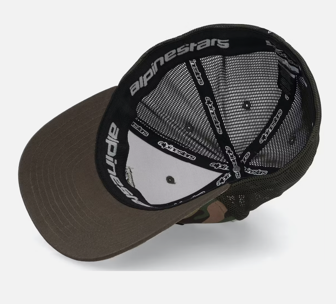 Alpinestars Proximity Mesh Back Multicam Hat Green Trucker - Alpinestars