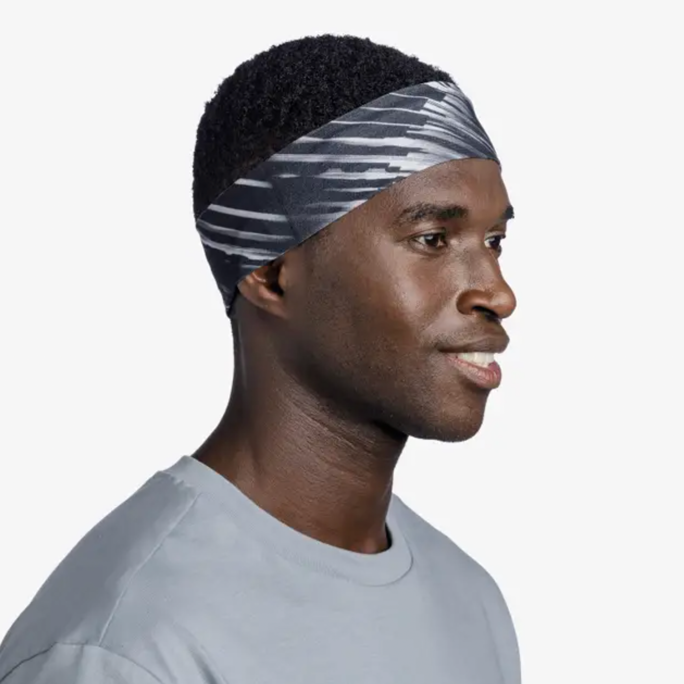 BUFF CoolNet UV® Slim Headband Graphite Jaru