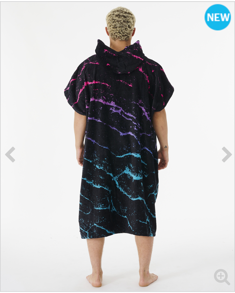 Ripcurl Combo Print Hooded Poncho