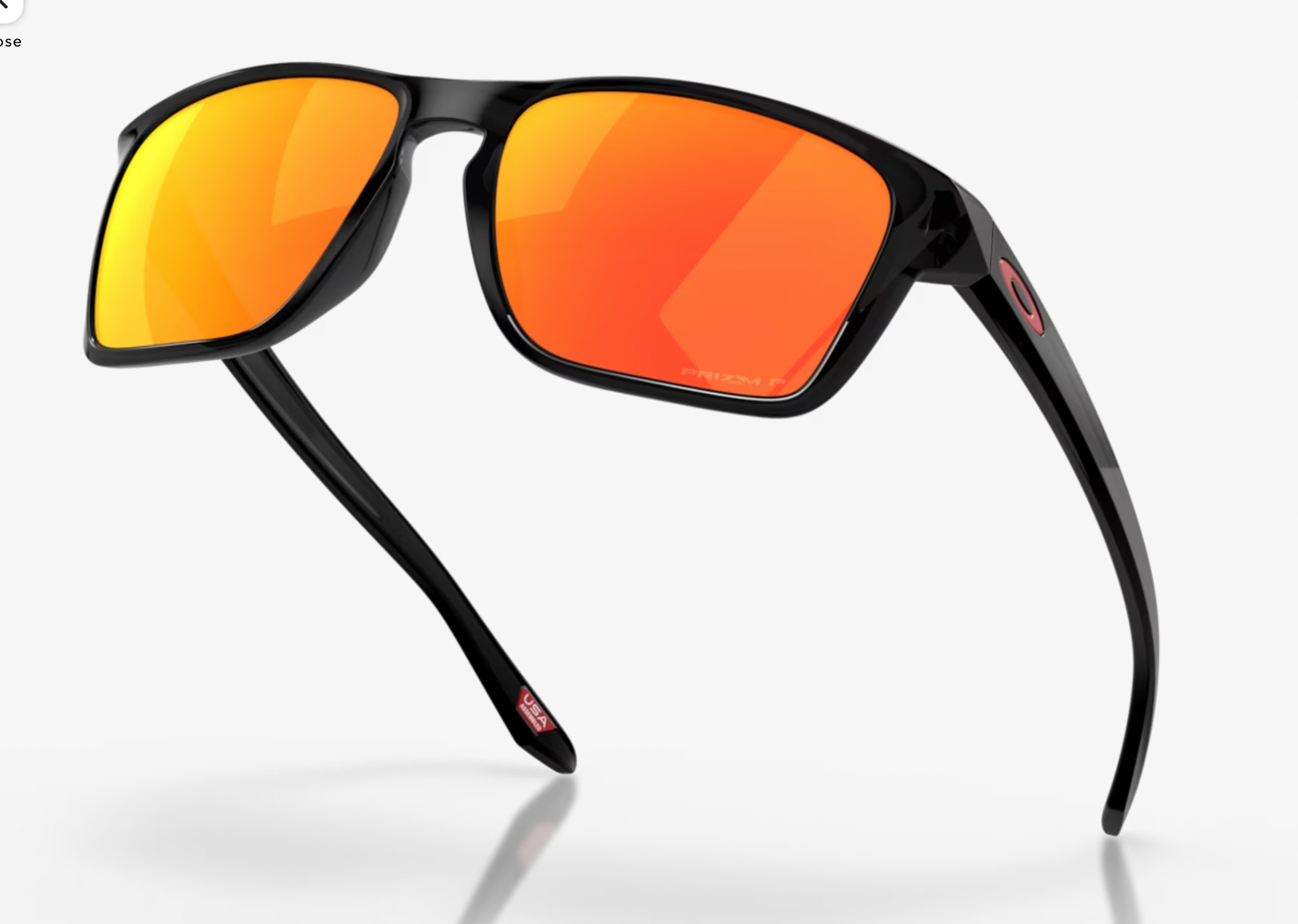 Oakley Sylas  Prizm Ruby Polarized Lenses,  Black Ink Frame