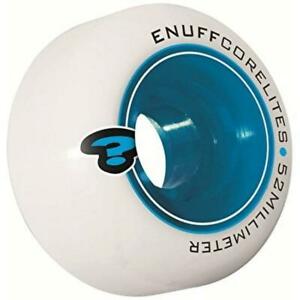 Enuff Corelites Skateboard Wheels White Blue 52Mm